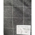 Knitted Plaid Fabric Cotton-Polyester Blend with Stretch